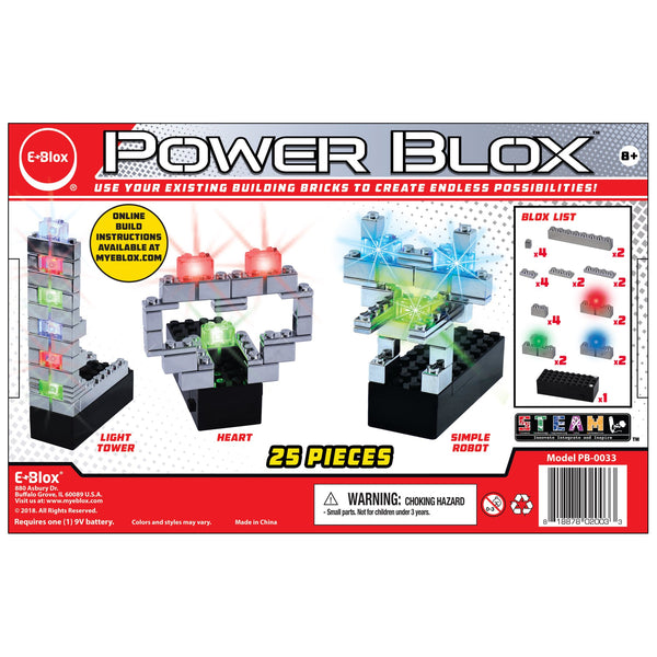 Power Blox Starter LED Building Blocks Set - E-Blox