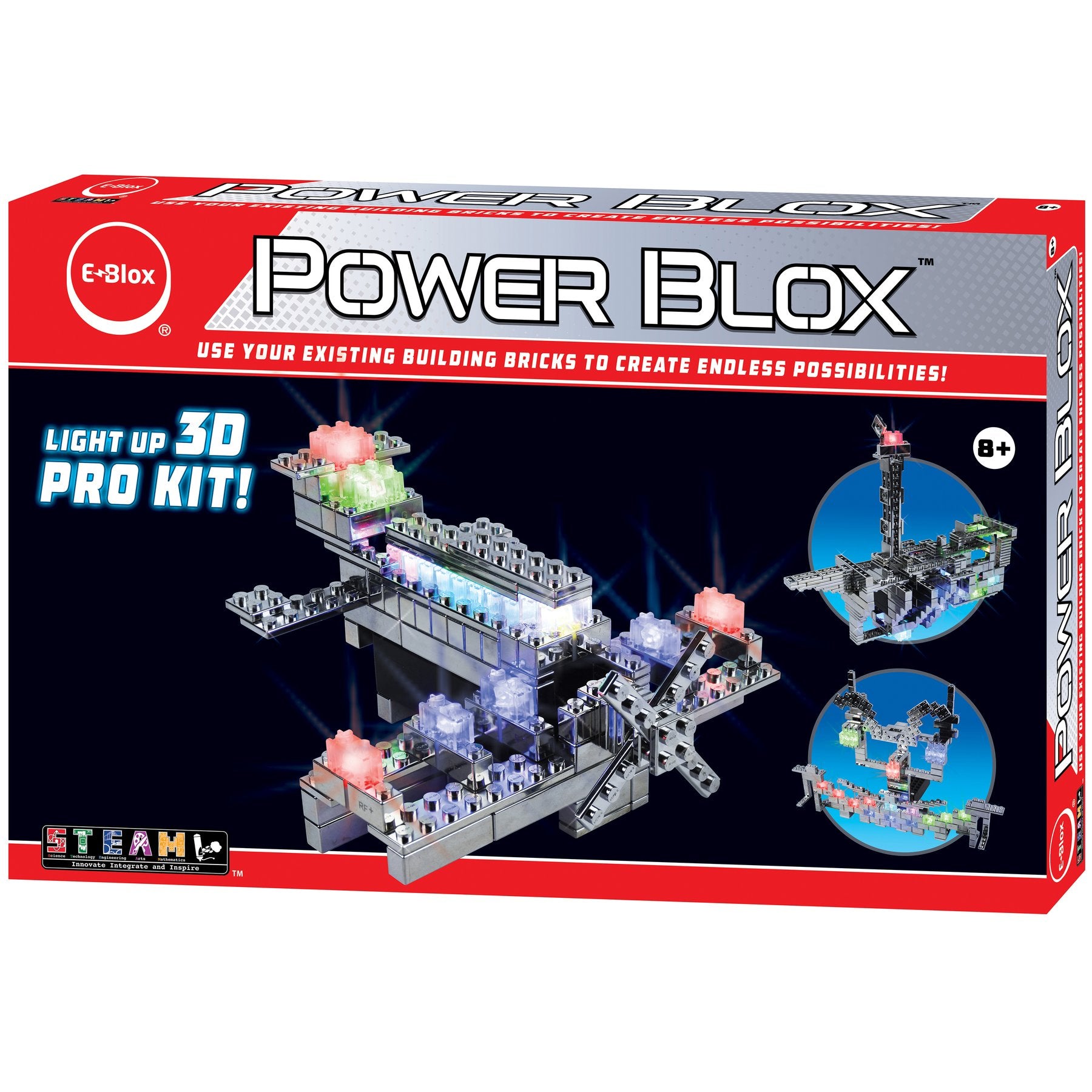 Power Blox Pro LED Building Blocks Set - E-Blox