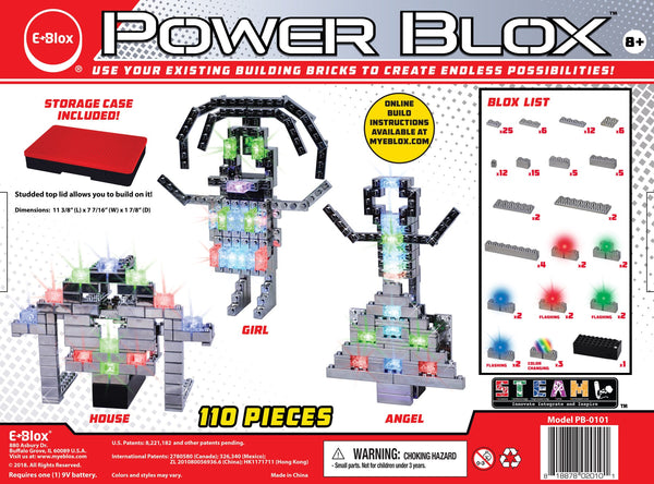 Power Blox Advanced LED Building Blocks Set - E-Blox - E-Blox