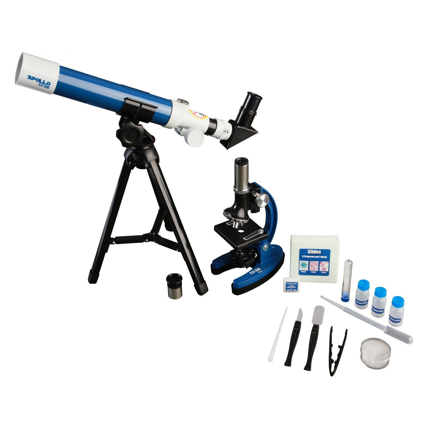 ExploreOne Apollo Telescope & Micro Microscope Set with Case