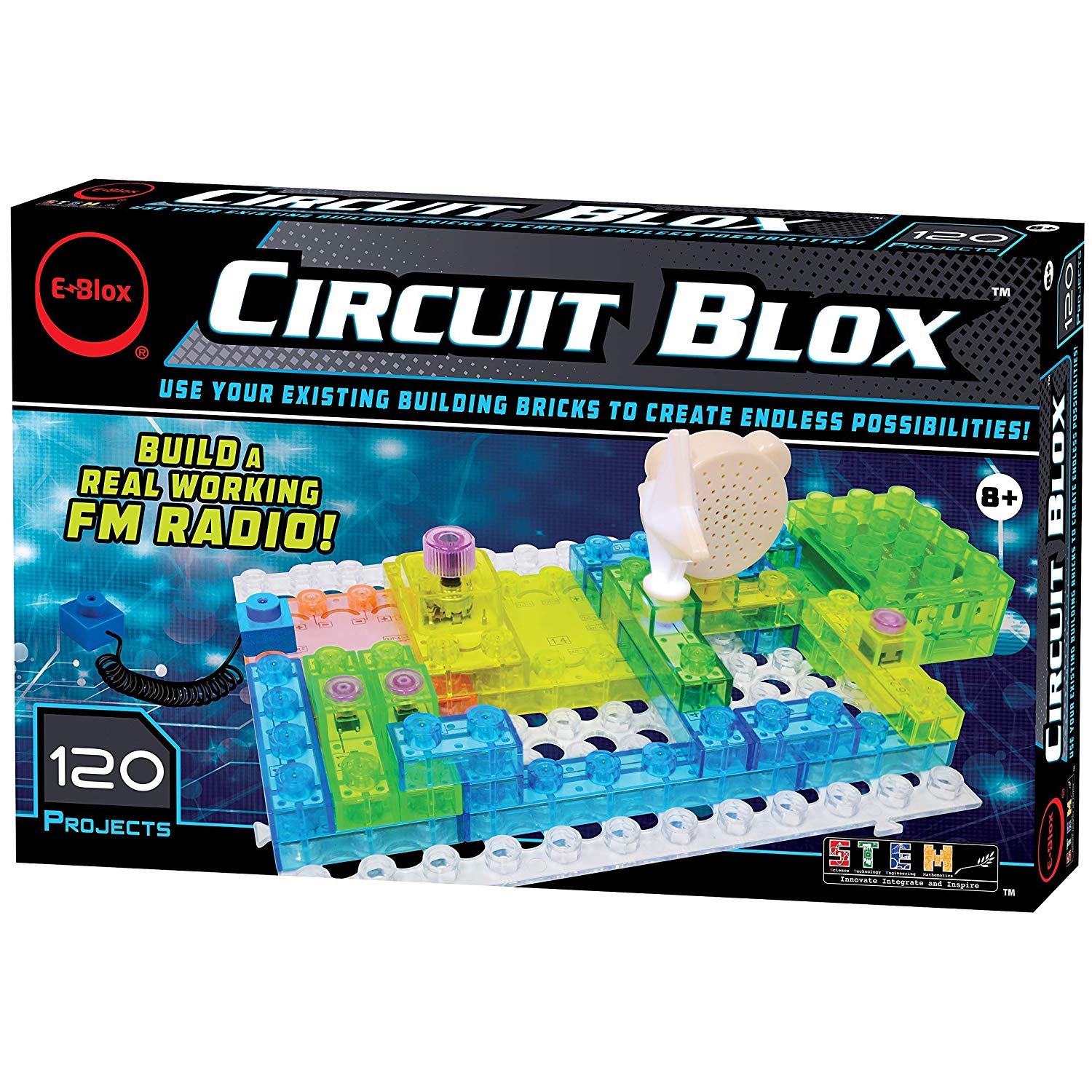 Circuit Blox 120 - E-Blox Circuit Board Building Kit