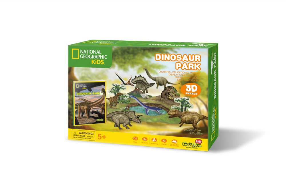 National Geographic Dinosaur Park 3D Puzzle