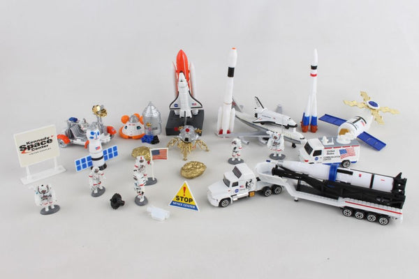 Space Mission Playset with Kennedy Space Center Sign